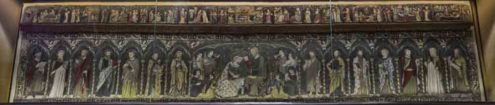 Jacopo di Cambio, Coronation of the Virgin between Angels and Saints