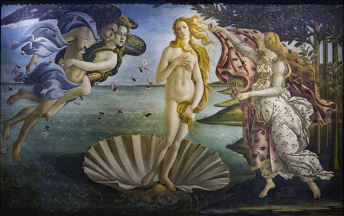 Botticelli, The Birth of Venus